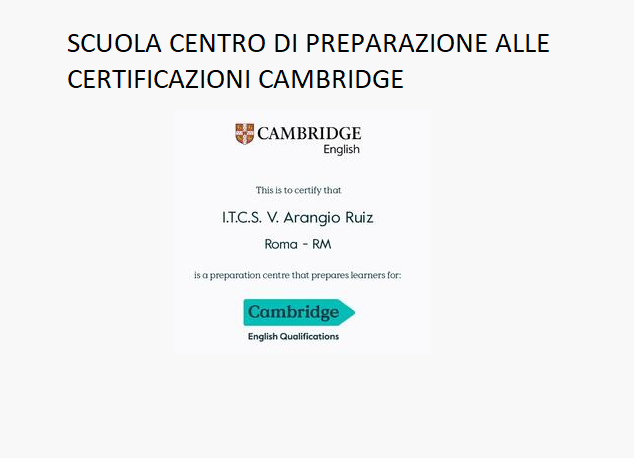 La Scuola è centro di preparazione alle certificazioni Cambridge