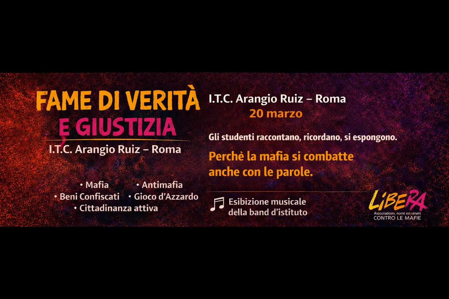 FAME DI VERITA' E GIUSTIZIA