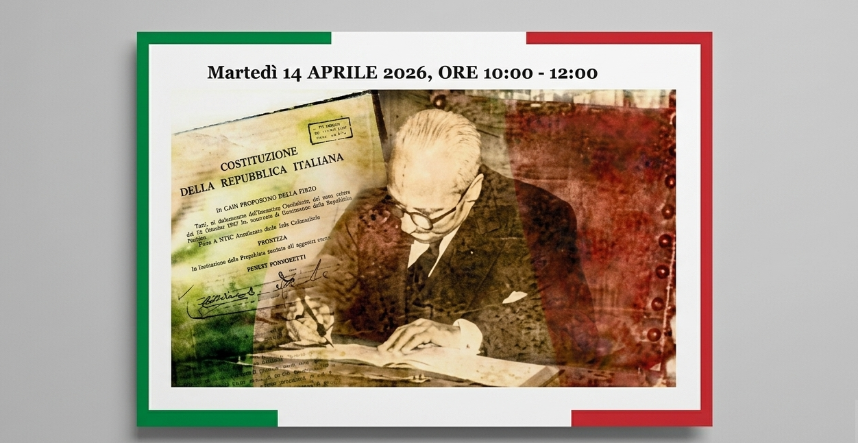 “Germi di Costituzione Italiana”:  Seminario-convegno per ricordare il 25 aprile