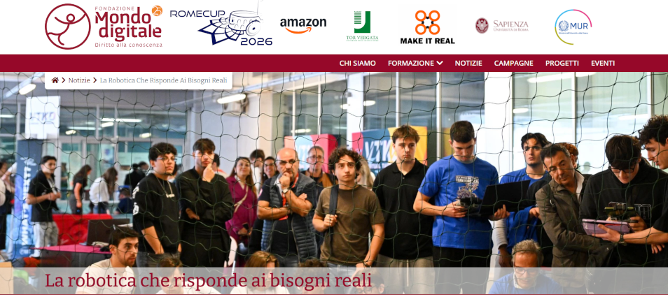 L'ITC V. Arangio Ruiz trionfa alla RomeCup 2026: Premio all'Innovazione Tecnologica